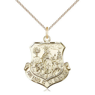 14kt Gold Lord Is My Shepherd Medal