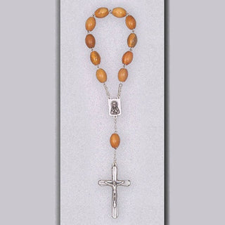 1 Decade Olive Wood Rosary 3-Pack