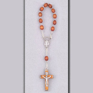One Decade Rosary (Brown) 3-Pack