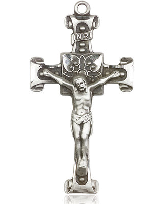 Pewter Crucifix Medal