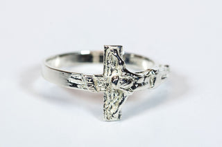 Sterling Silver Crucifix Ring