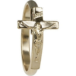 Gold Plated Crucifix Ring