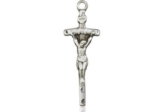 Sterling Silver Papal Crucifix Medal Catholic Jewelry
