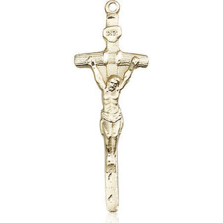 14kt Gold Filled Papal Crucifix Medal