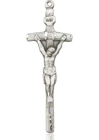 Sterling Silver Papal Crucifix Medal Catholic Jewelry