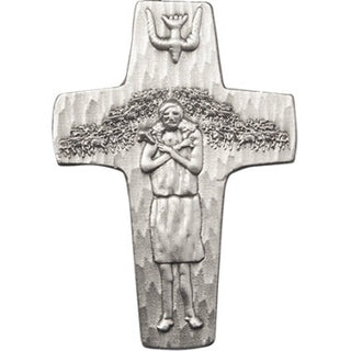 Silver Finish Pope Francis Visor Clip