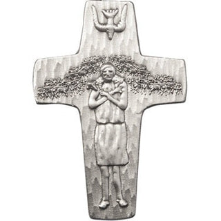 Silver Finish Pope Francis Visor Clip