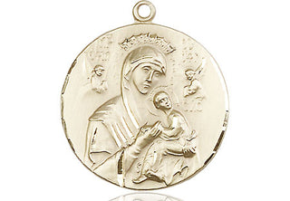 14kt Gold Filled Our Lady of Perpetual Help Medal