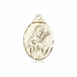 14kt Gold Filled Saint Francis Medal