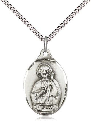 Sterling Silver Saint Jude Medal Religious Jewelry