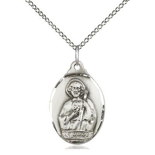 Sterling Silver Saint Jude Medal Religious Jewelry