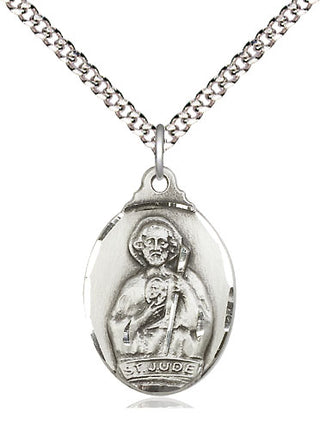 Sterling Silver Saint Jude Medal Religious Jewelry