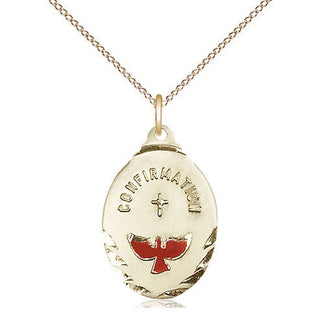 14kt Gold Confirmation Medal