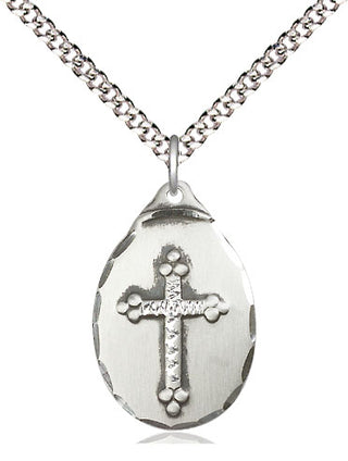 Sterling Silver Cross Medal Religious Jewelry