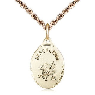 14kt Gold Graduate Medal