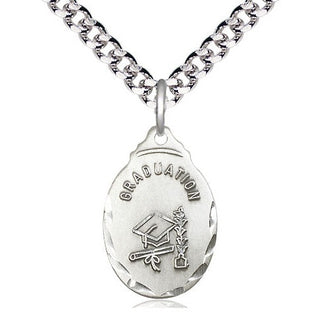 Pewter Graduate Medal Religious Jewelry