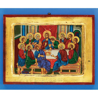 The Last Supper (Dipnos) 9-1/4x 7-1/4 x 1inch Hand-Carved