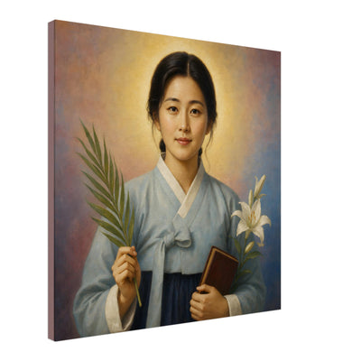 St. Barbara Kim - Devotional Canvas