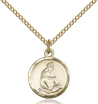 14kt Gold Filled Our Lady of la Salette Medal Religious and Catholic Jewelry