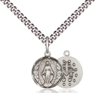 Pewter Miraculous Medal Religious and Catholic Jewelry