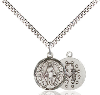 Pewter Miraculous Medal Religious and Catholic Jewelry