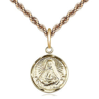 14kt Gold Filled Saint Cabrini Medal Religious and Catholic Jewelry Engraved Catholic Saint Jewelry