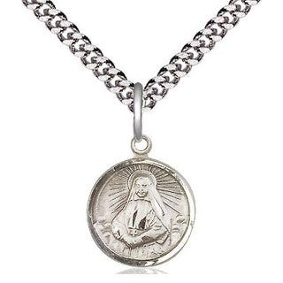 Pewter Saint Cabrini Medal Religious and Catholic Jewelry Engraved Catholic Saint Jewelry