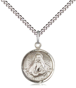 Sterling Silver Saint Cabrini Medal Religious and Catholic Jewelry Engraved Catholic Saint Jewelry