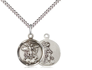 Pewter Saint Michael the Archangel Medal Religious and Catholic Jewelry