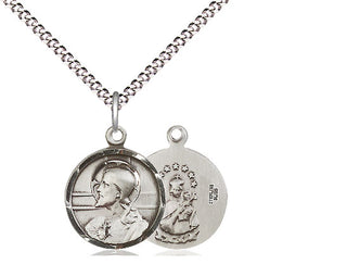 Sterling Silver Scapular Medal Religious and Catholic Jewelry