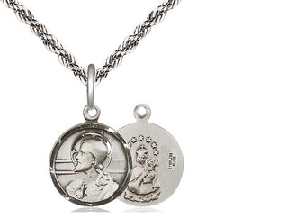 Sterling Silver Scapular Medal Religious and Catholic Jewelry