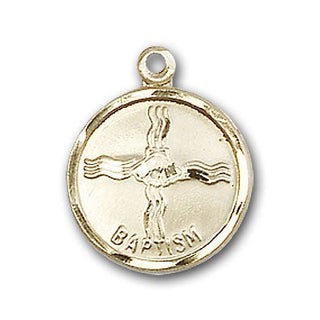 Gold-Filled Baptism Pendant - Engravable