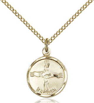 Gold-Filled Baptism Pendant - Engravable