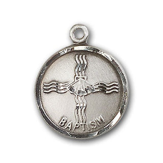 Sterling Silver Baptism Pendant