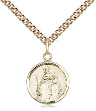 14kt Gold Filled Our Lady of Consolation Medal Religious and Catholic Jewelry