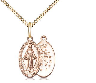 14kt Gold Filled Miraculous Medal Religious Jewelry