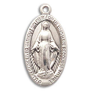 Sterling Silver Miraculous Medal