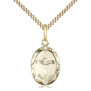 Gold-Filled Baptism Pendant