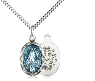 Sterling Silver Miraculous Medal Religious Jewelry