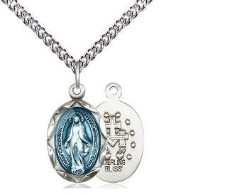 Sterling Silver Miraculous Medal Religious Jewelry