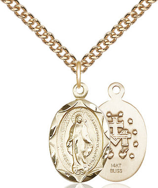 14kt Gold Miraculous Medal