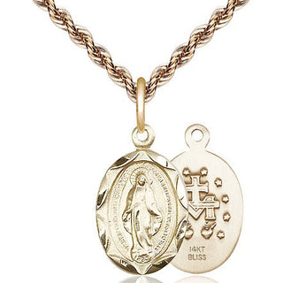 14kt Gold Miraculous Medal