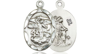 Pewter Saint Michael the Archangel Medal