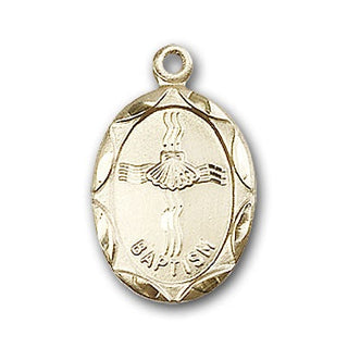 Gold-Filled Baptism Pendant