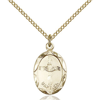 Gold-Filled Baptism Pendant
