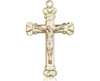14kt Gold Filled Crucifix Medal