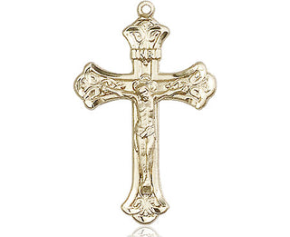 14kt Gold Filled Crucifix Medal