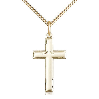 14kt Gold Filled Cross Medal Religious Jewelry