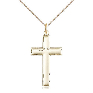 14kt Gold Cross Medal