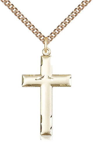 14kt Gold Cross Medal
